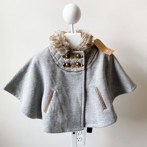 Fur lined Poncho